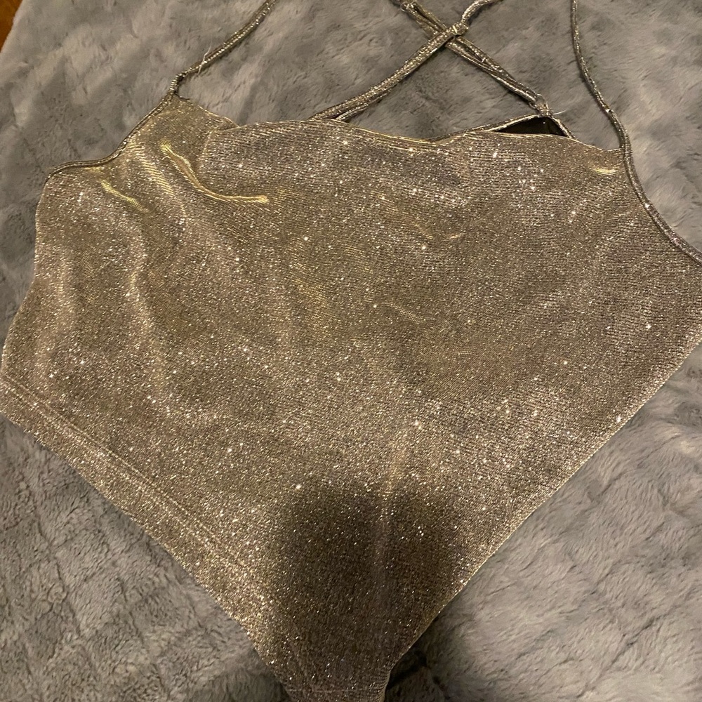 Criss cross tank top